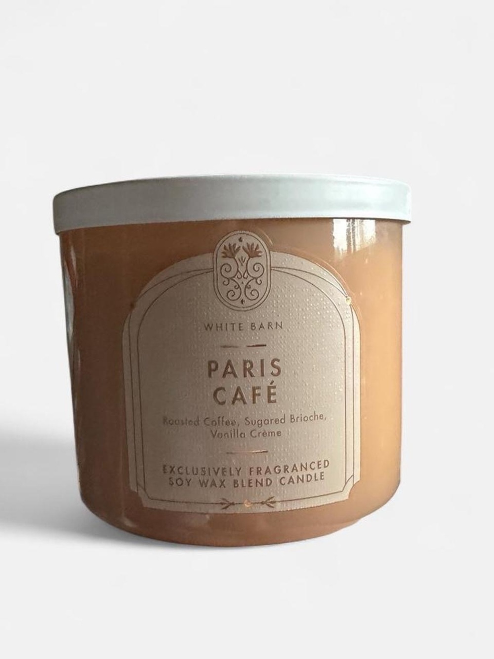 Bath And Body Works White Barn Paris Café Scented Candle - Cream/Tan